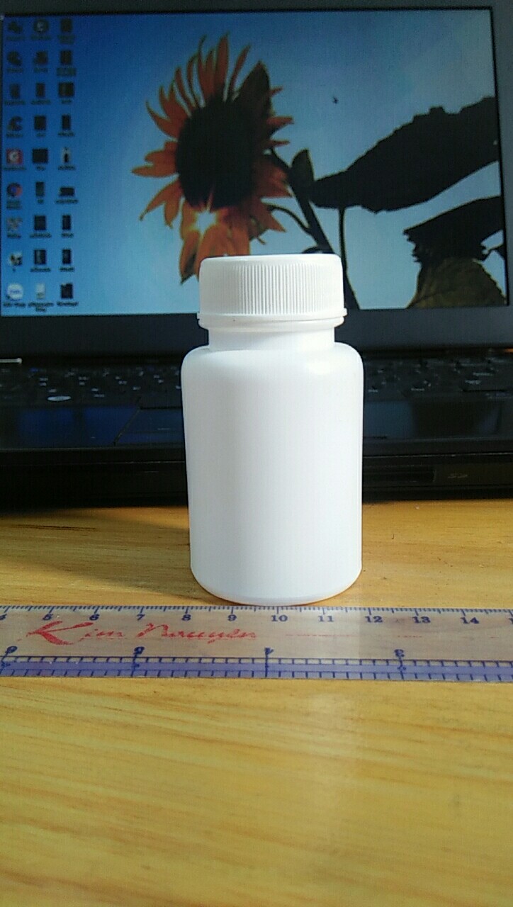 Chai nhựa đựng dược phẩm 65ml