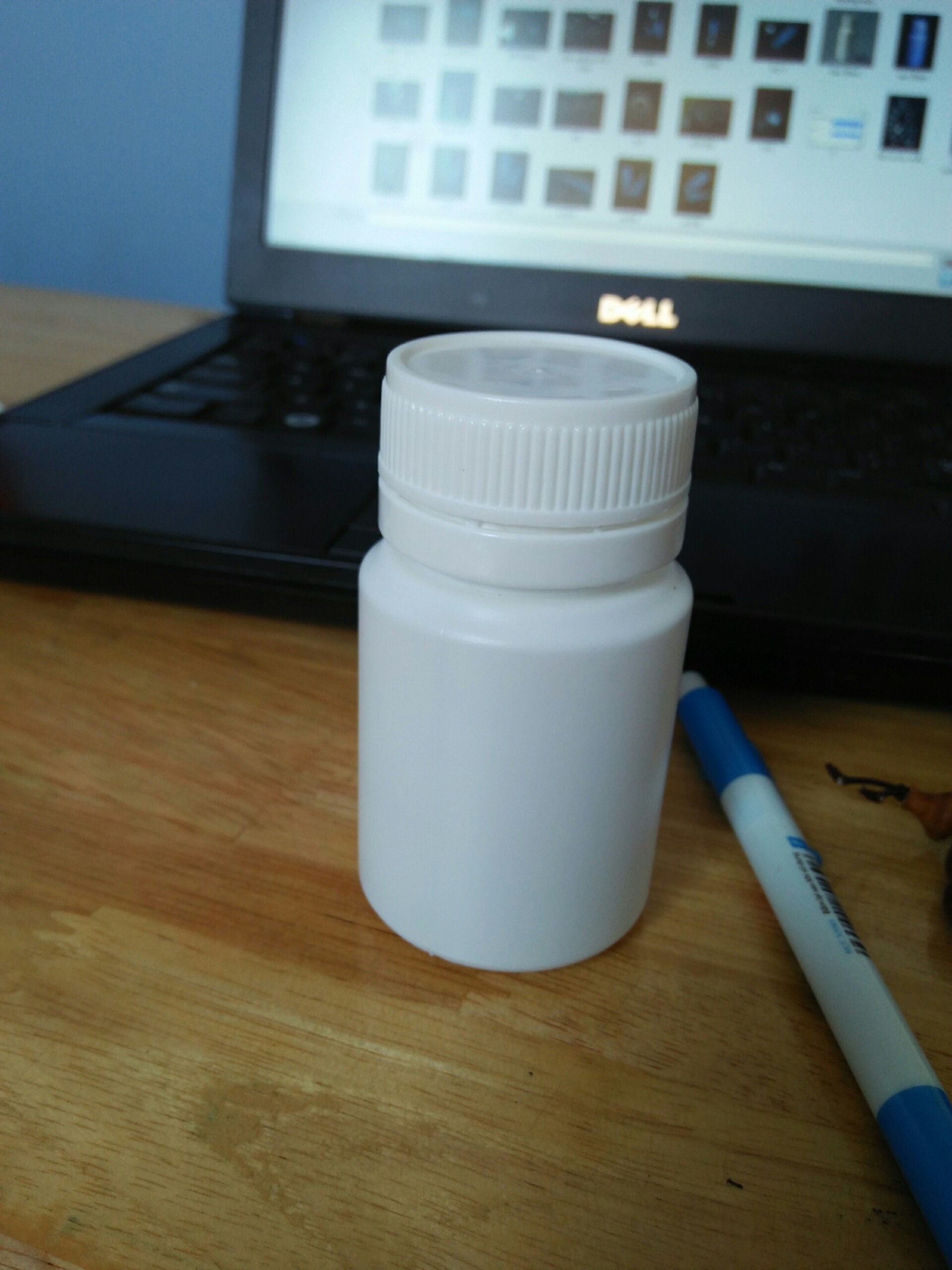 Vỏ chai nhựa dược phẩm 75ml nắp viền garanti khóa chặt cổ và miệng chai