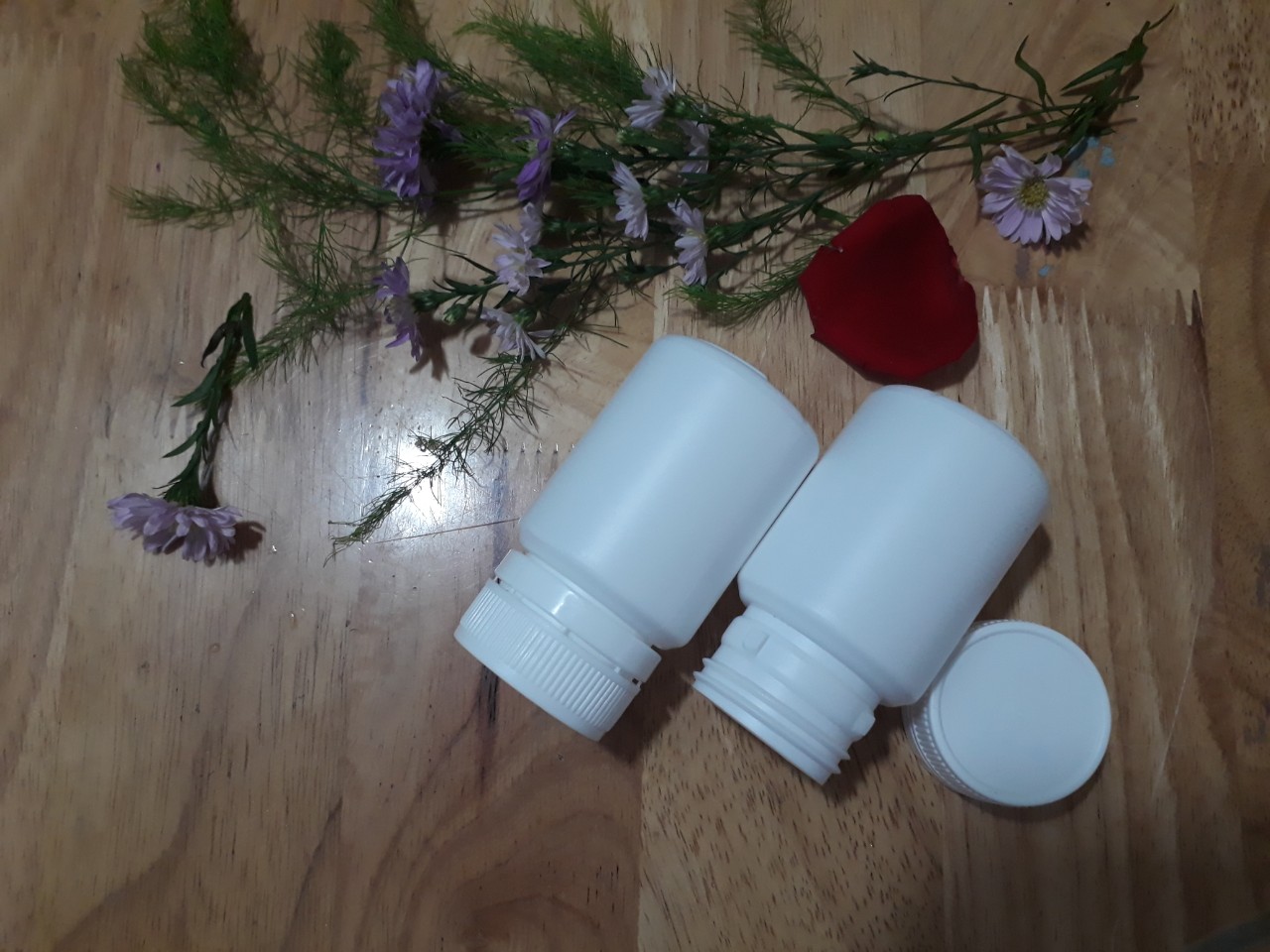 Chai nhựa đựng thuốc viên, thuốc bột 75ml