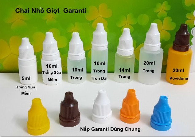 Chai nhựa nhỏ mắt 10ml