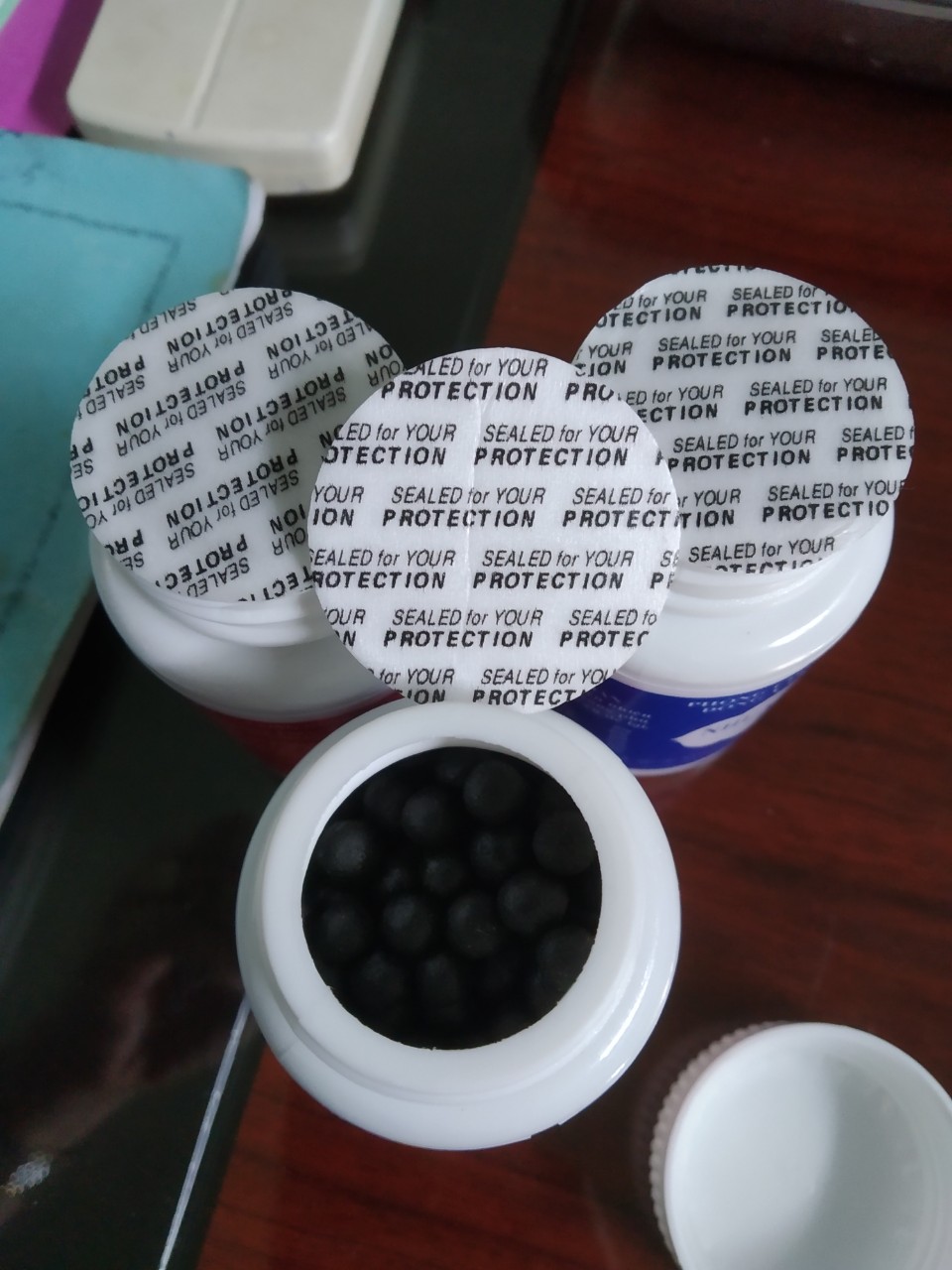 Chai nhựa 150ml khách công ty đang dùng