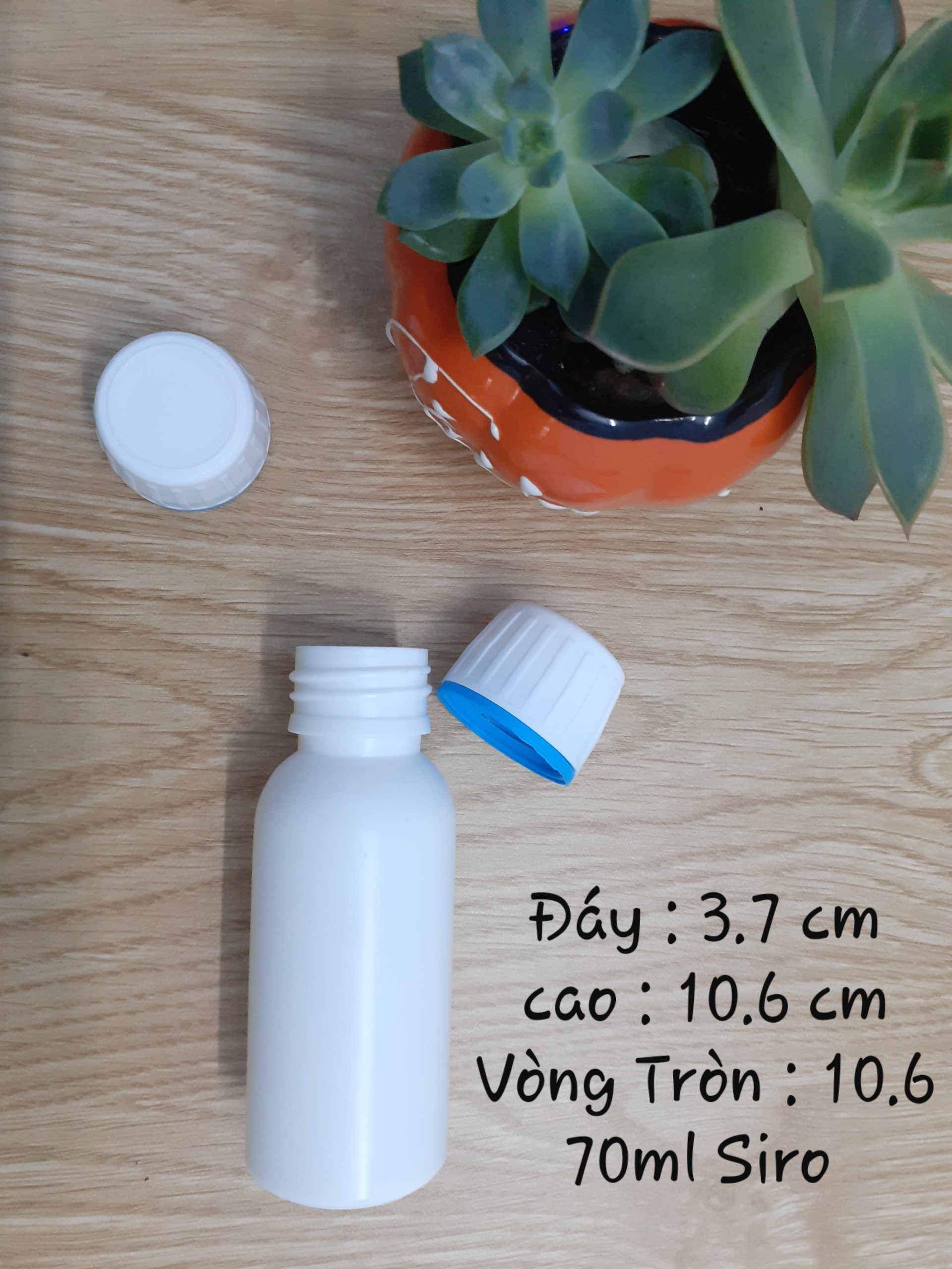 Chai nhựa đựng siro