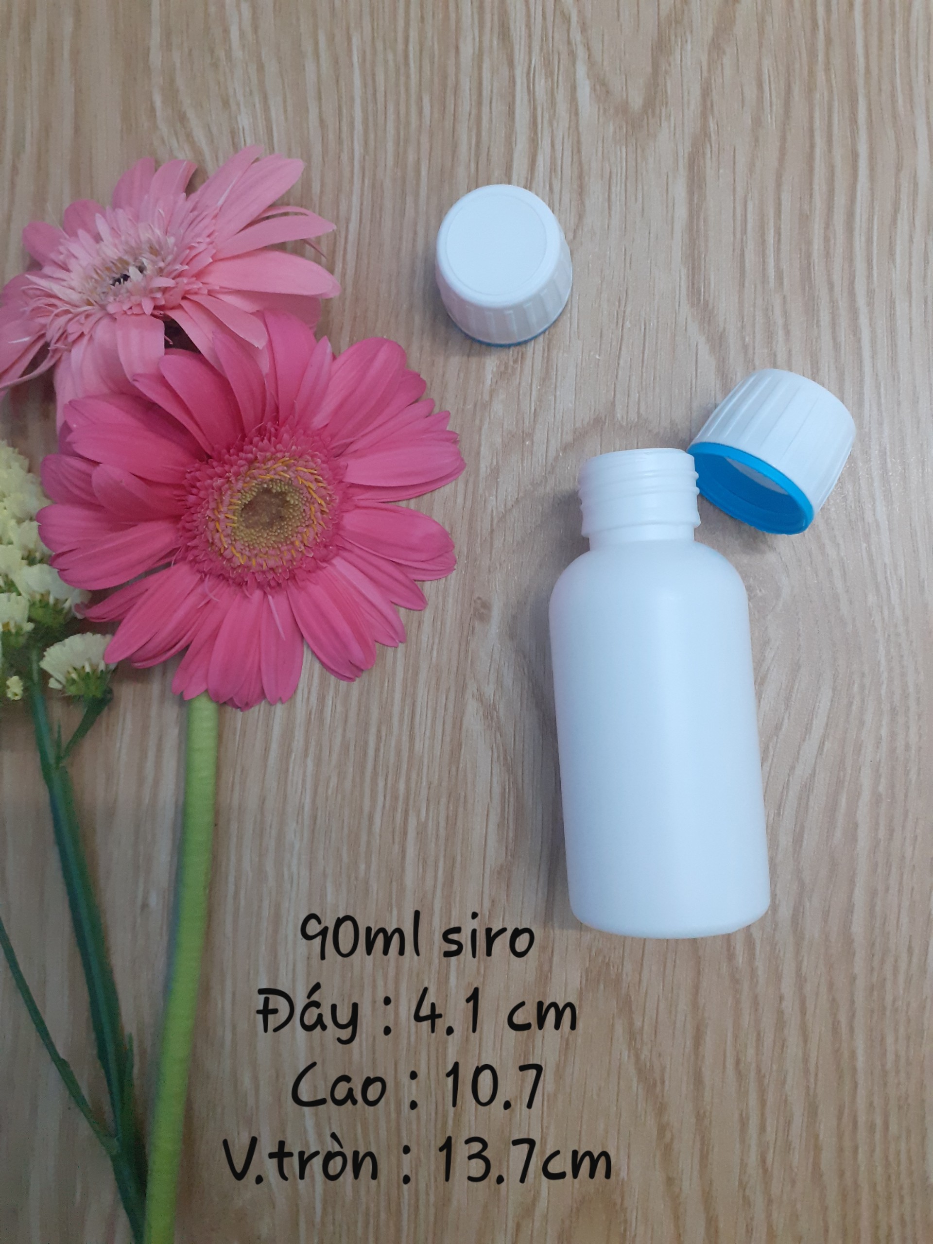 Chai nhựa đựng siro 90ml