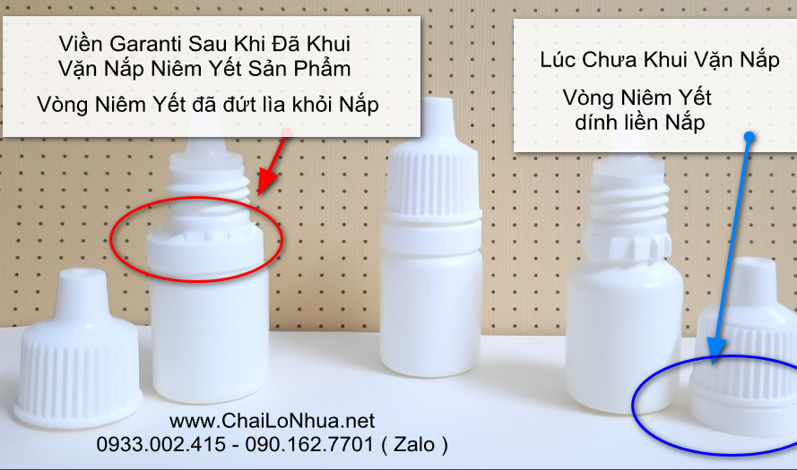 Phần Nắp được thiết kế với đường viền garanti, đảm bảo tính kín đáo và ngăn chặn rò rỉ, giữ cho chất lượng sản phẩm được bảo vệ