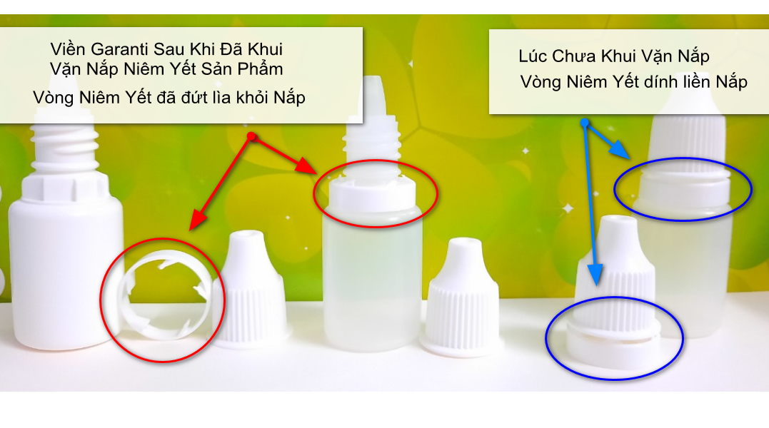 chai Nhỏ Mắt 5ml Thân Trắng Sữa Mềm