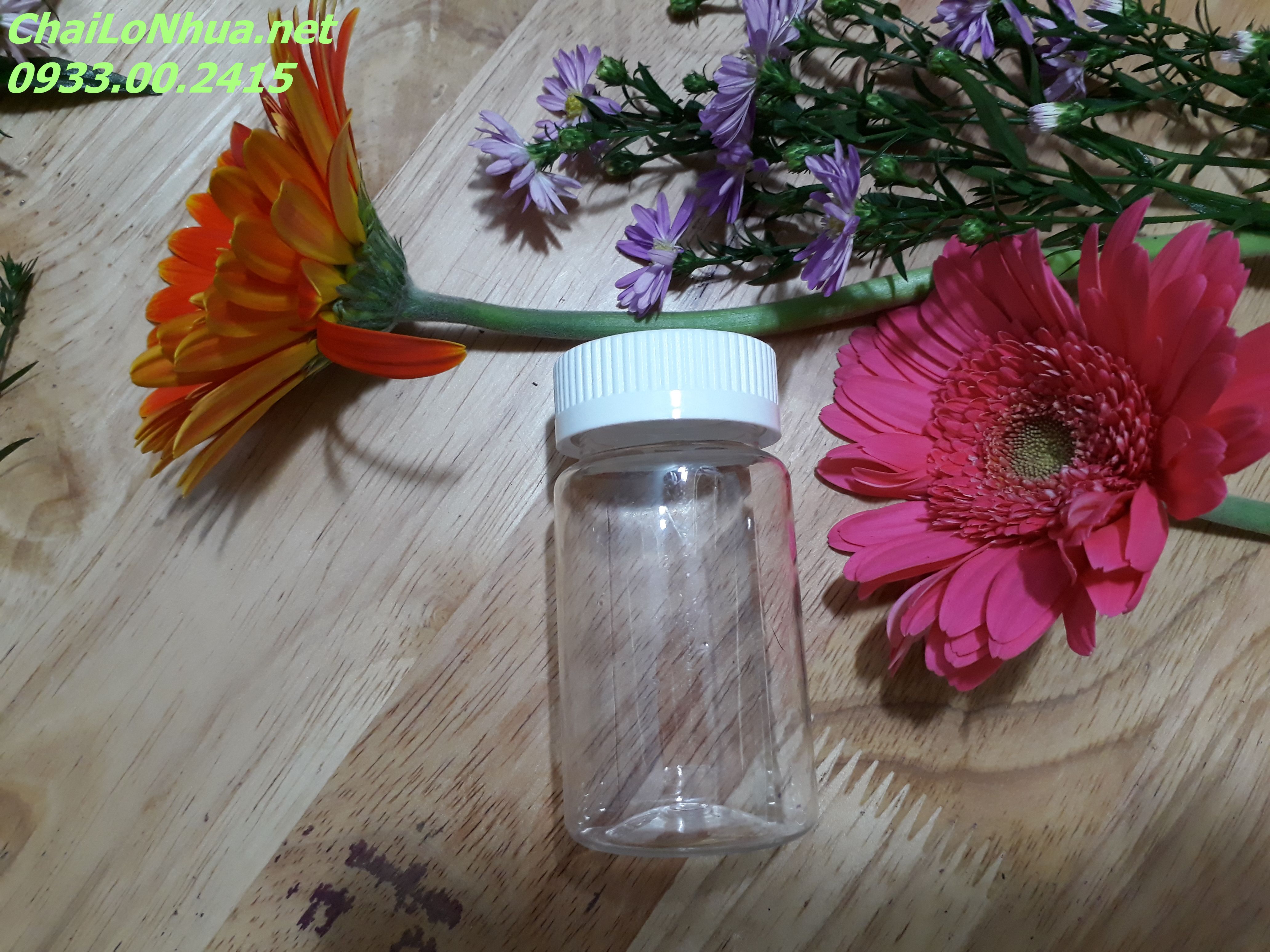 lọ nhựa trong 100ml lọ nhựa trong 100ml