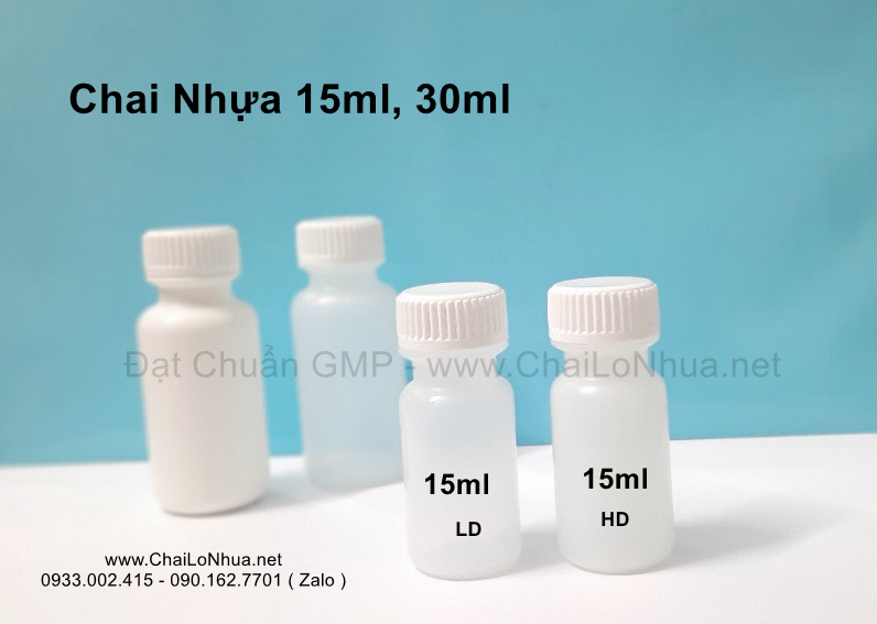 Chai nhựa 15ml không chỉ là giải pháp hoàn hảo cho việc đóng gói thuốc viên, mà còn mở rộng ứng dụng vào lĩnh vực đóng gói nước uống và các sản phẩm y tế khác