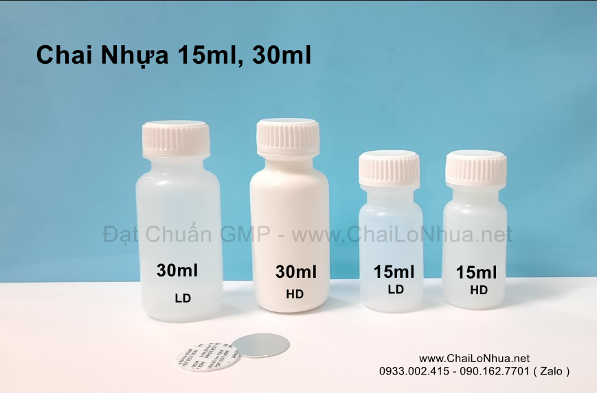 Chai nhựa đựng thuốc 15ml, 30ml không chỉ phục vụ nhu cầu của ngành dược mà còn là sự lựa chọn lý tưởng cho các phòng thí nghiệm và doanh nghiệp nhỏ