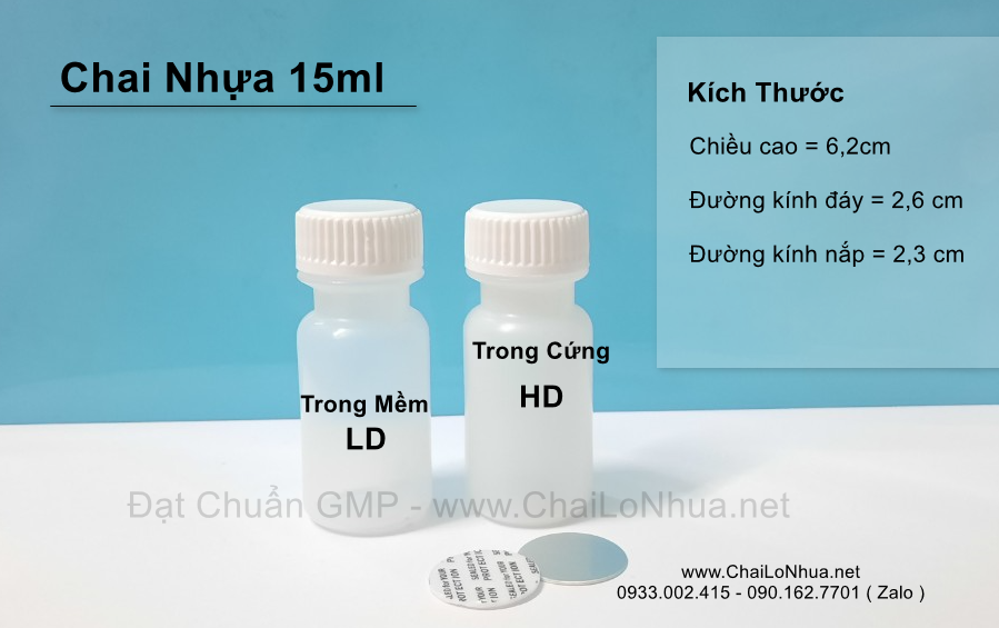 Chai nhựa đựng thuốc 15ml, 30ml không chỉ là sản phẩm chất lượng mà còn là giải pháp linh hoạt