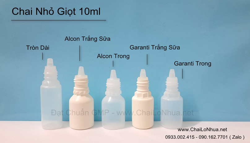 Vỏ Chai nhựa nhỏ giọt đạt chuẩn an toàn sức khỏe, đẹp tinh tế, tiết kiệm, chuẩn Bộ Y Tế.