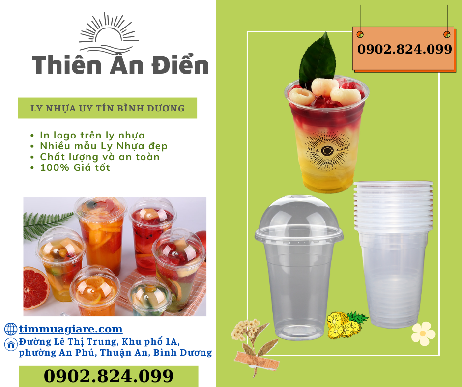 ly nhựa đáy bầu dĩ an