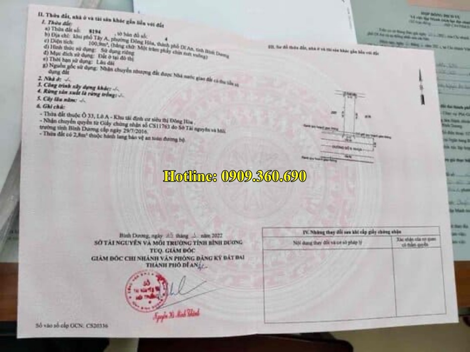 bán đất nền dĩ an