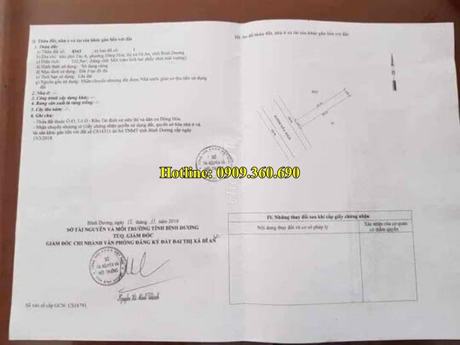 mua đất nền dĩ an