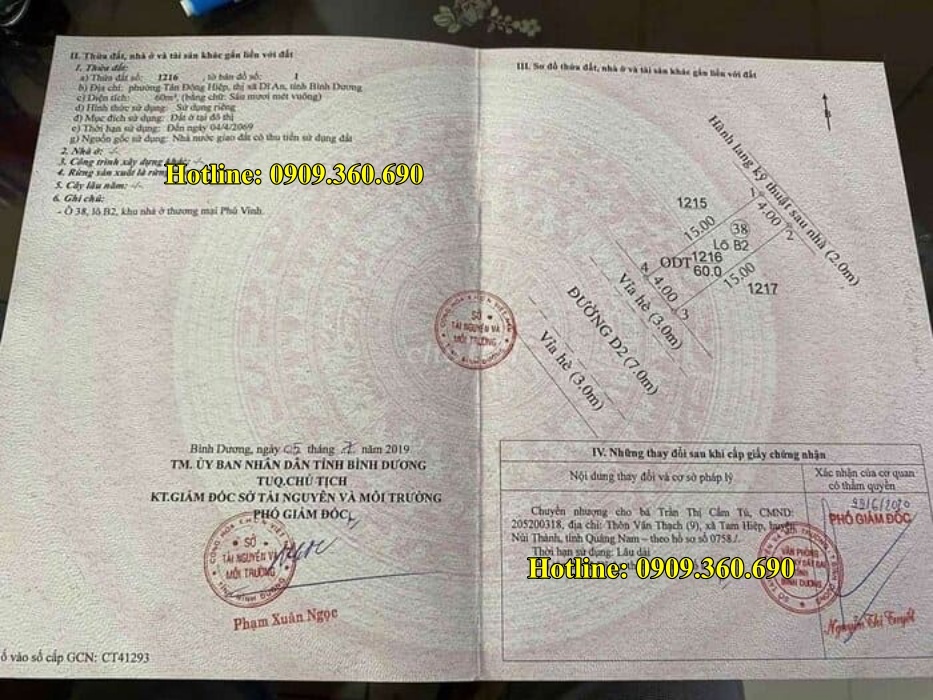 đất dĩ an giá rẻ