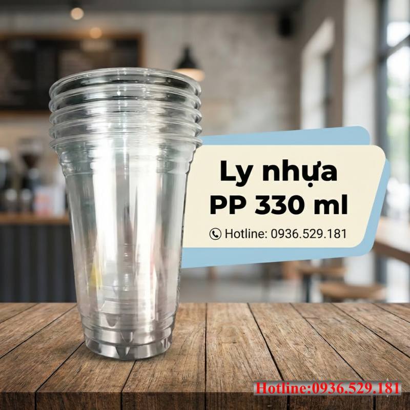 Ly nhựa 330 ml
