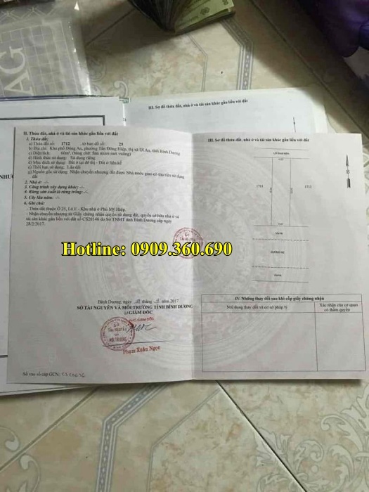 mua dat di an gia re