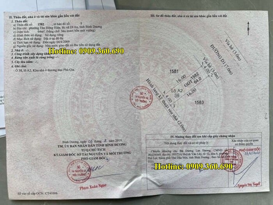 mua đất nền dĩ an