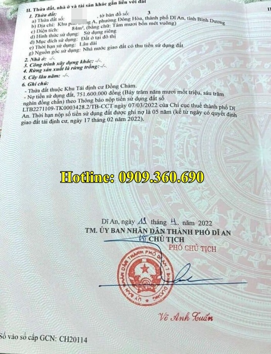 mua dat nen di an