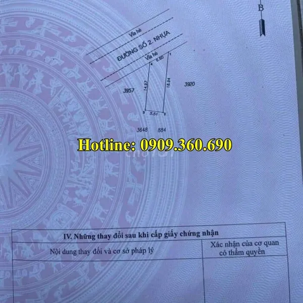 Bạn cần mua đất dĩ an? Chính chủ cần tiền bán 2 lô đất:  93 m2 và 84m2  tại khu tái định cư Đồng Chàm, Đông Hòa, Dĩ An, Bình dương 