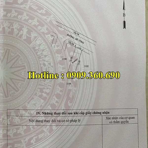 MUA ĐẤT DĨ AN ? Chính chủ cần tiền bán Lô đất đẹp 72,5m2 (4,5x16,11m) – Thổ cư. 60 m2 ngay cạnh KDC Phú Hồng Thịnh, Trường học Đông An , khách sạn... Phường Tân Đông Hiệp TP. Dĩ An