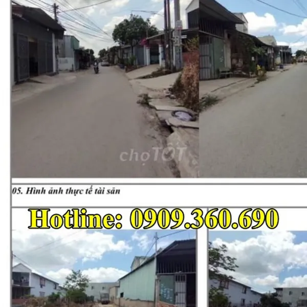 MUA ĐẤT NỀN DĨ AN –  5,9m x 26,1m = 163m² : Thổ cư 60m² - Phường Tân Bình, Thành Phố Dĩ An, Bình Dương