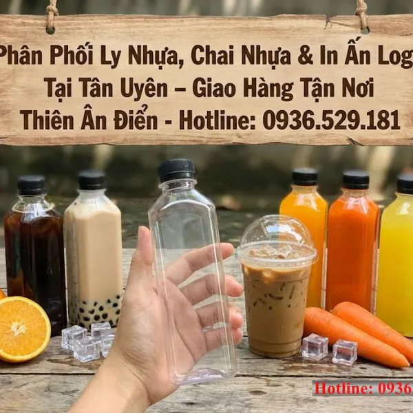 Phân Phối Ly Nhựa, Chai Nhựa & In Ấn Logo Tại Tân Uyên – Giao Hàng Tận Nơi ( Bình dương - Tp.HCM)