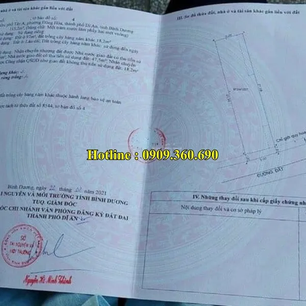 Bán đất dĩ an – Chính chủ cần bán 2 lô đất diện tích :  5x23=115 m2 , 5x23=113m2 tại TP.Dĩ an, Bình dương - gần Big C ( Go)