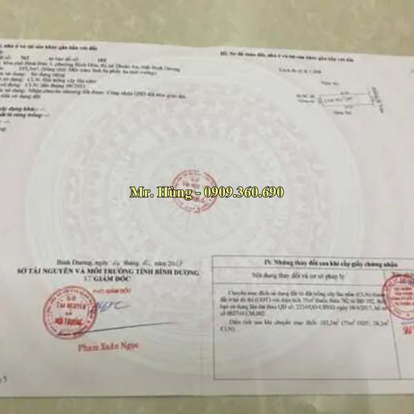 ĐẤT NỀN BÌNH DƯƠNG - Diện tích : 105 m2  - Tại Bình Hòa, Thuận An, Bình Dương 