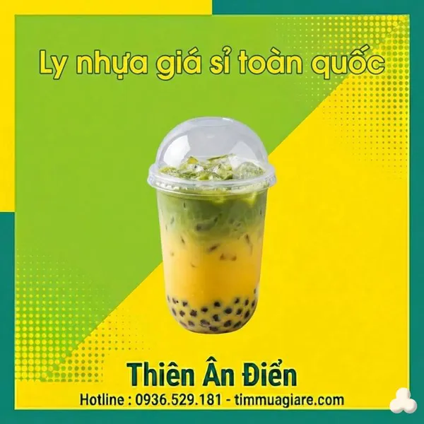Tổng Kho Sản Xuất & In Ly Nhựa Giá Sỉ Toàn Quốc | Thiên Ân Điển