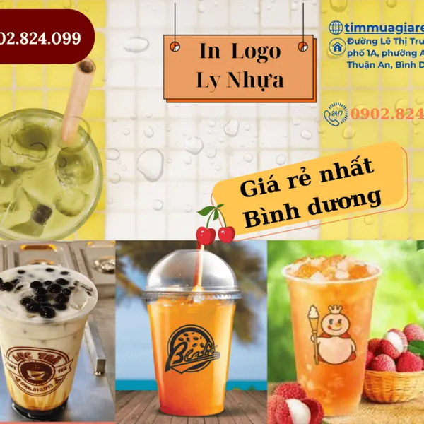 In Logo Lên Ly Nhựa 