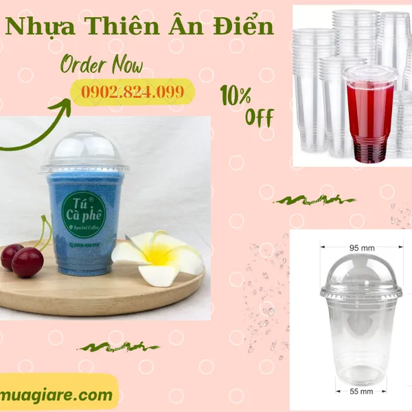 THIÊN ÂN ĐIỂN - Sản xuất cung cấp ly Nhựa PET Bình Dương  giá cạnh tranh 