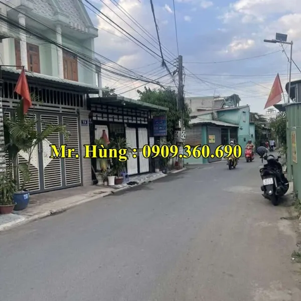 BÁN ĐẤT DĨ AN – Chính chủ cần bán gấp lô đất : 93,5 m2 , Thổ cư :  66,5m2 tại mặt tiền đường Trần Thị Dương, Tân Đông Hiệp Dĩ an Bình Dương
