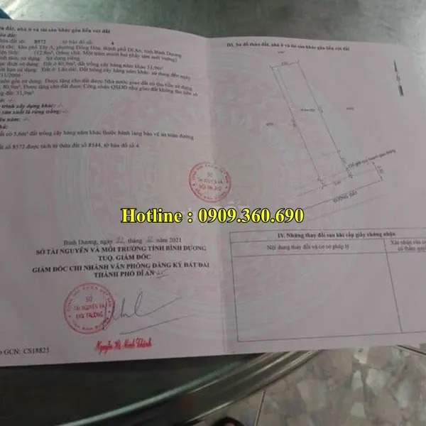 Bán đất dĩ an – Chính chủ cần bán 2 lô đất diện tích :  5x23=115 m2 , 5x23=113m2 tại TP.Dĩ an, Bình dương - gần Big C ( Go)