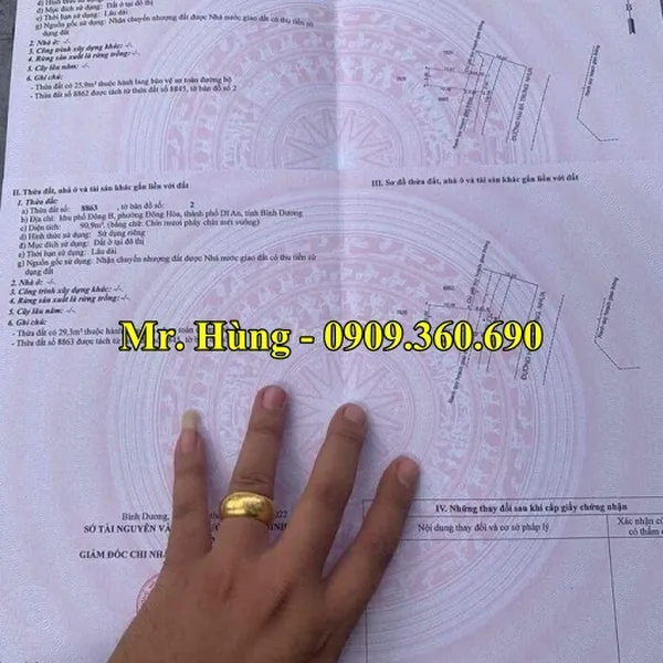 mua đất nền dĩ an bình dương? Chính chủ cần bán 2 lô đất  86,6 m2 ( 5,4m) và 91 m2 ( ngang 6m) liền kề mặt tiền đường Hai bà Trưng Dĩ an