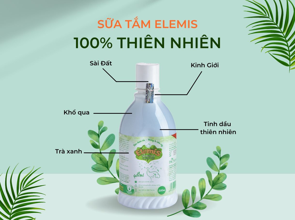 Thành phần Elemis sữa tắm