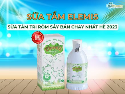 Sữa tắm Elemis - Sữa tắm trị rôm sảy bán chạy nhất hè 2023