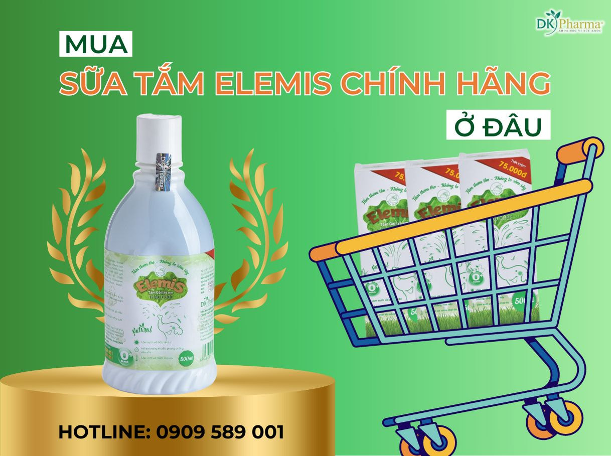 Mua sữa tắm Elemis chính hãng ở đâu?