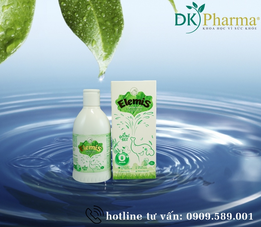 Elemis thảo dược tự nhiên Tắm trẻ sơ sinh bằng thảo dược Elemis
