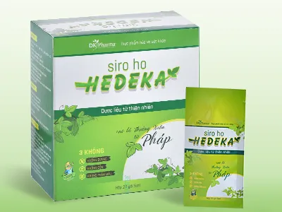 Siro Giảm Ho Đau Họng Hedeka