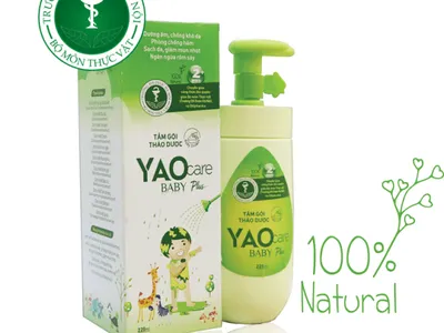 Gel tắm gội thảo dược cho bé Yaocare Baby 2 Year Plus