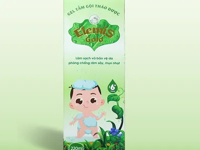 Sữa tắm gội thảo dược cho bé từ 6 tháng tuổi Elemis Gold