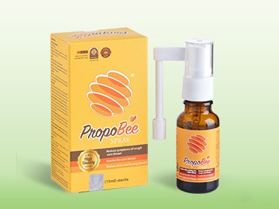 Xịt họng keo ong Propobee Spray giảm ho (15ml)
