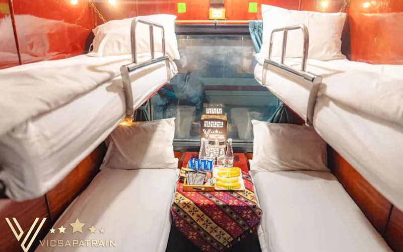 Vé tàu VICSAPA - VIP Cabin 4 Giường