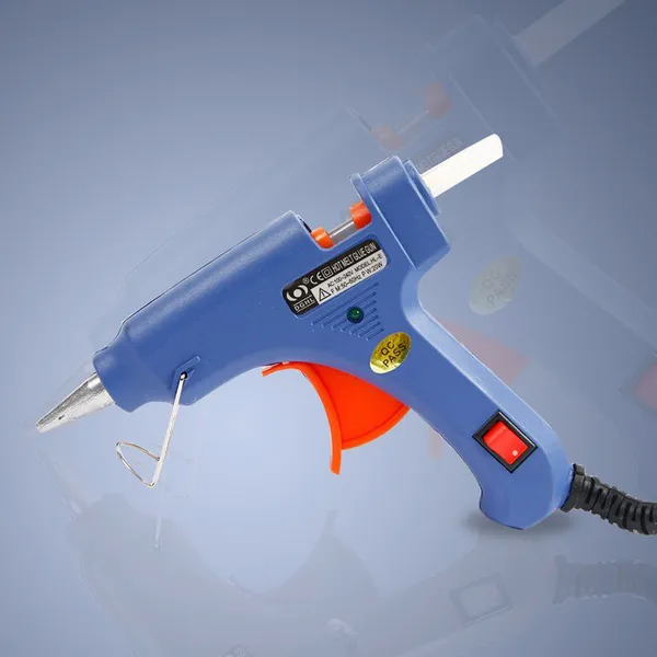 Súng bắn keo nến silicon 20W (Tặng kèm 1 cây keo nến silicon)