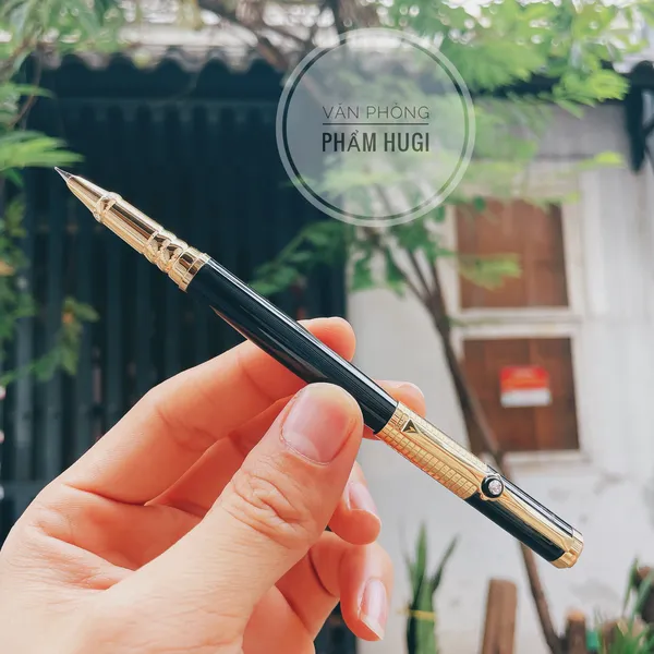 Bút máy cá sấu F1 cao cấp ngòi kim tinh êm trơn dễ viết, thân kim loại chắc chắn bền đẹp
