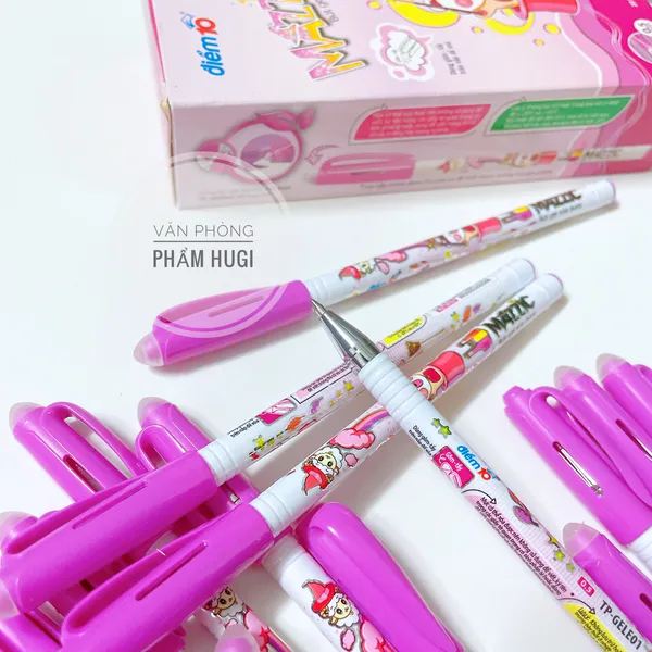 Hộp 20 cây bút gel Tẩy Xóa được Mazzic điểm 10 (Chính hãng Thiên Long) loại tốt chuyên dành cho các em học sinh