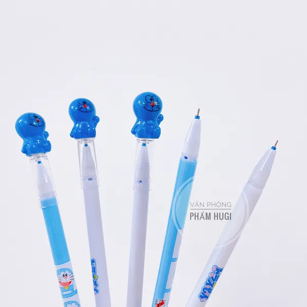Hộp 12 cây bút gel Tẩy Xóa được Doremon VS-8888 (ngòi 0.38mm) nét thanh mãnh dành cho học sinh