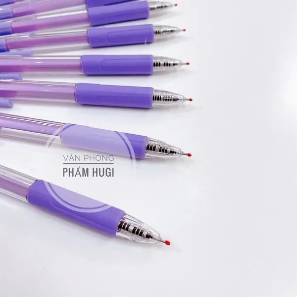 Hộp 12 Cây Bút Gel CHOSCH - 8698 dạng bấm loại tốt (Mực Xanh/tím/đỏ/đen)