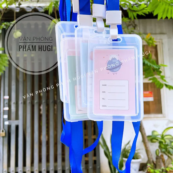 Dây Đeo Thẻ Tên Dọc nhiều mẫu dễ thương