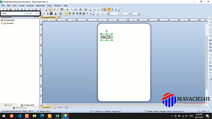 Hướng dẫn sử dụng phần mềm BarTender để thiết kế tem nhãn